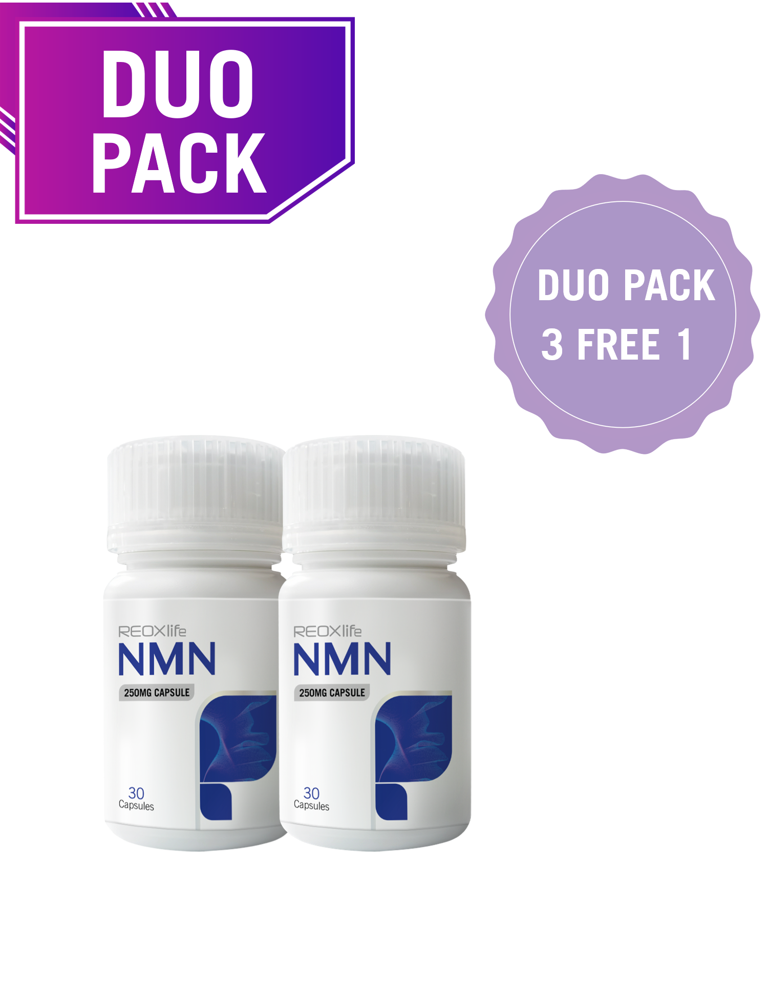 REOXlife NMN (3 DUO PACK FREE 1 DUO PACK)